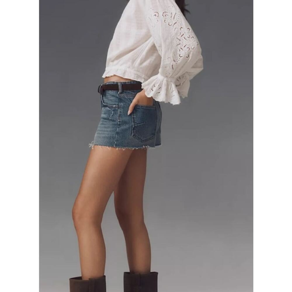 New Anthropologie Pilcro the Devon Denim Shorts - 26 waist - Picture 4 of 7
